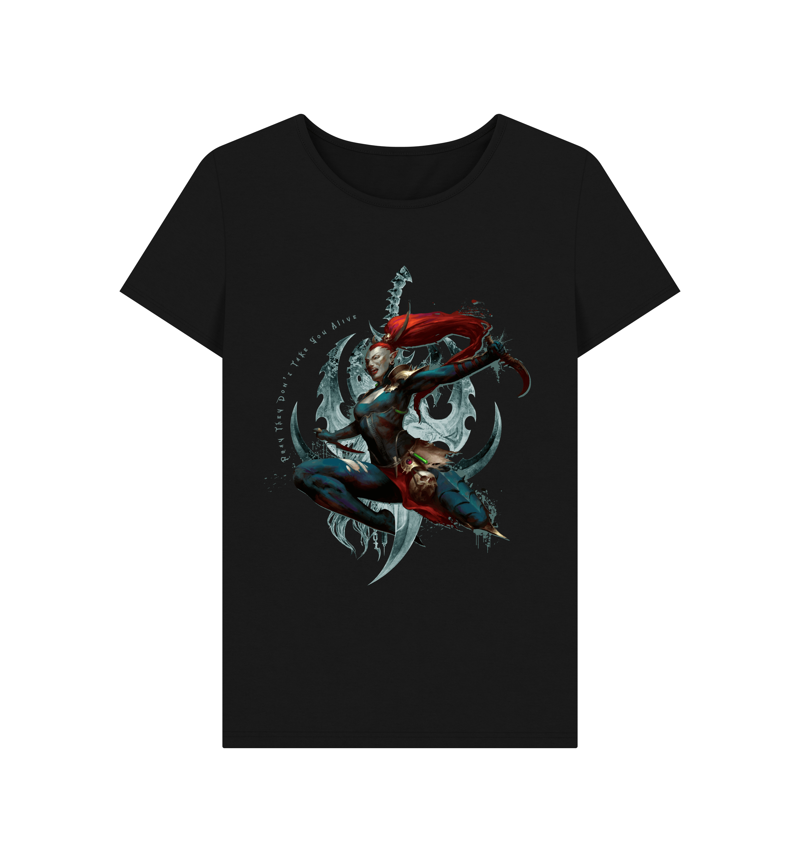 Black Drukhari: Wych Fitted T Shirt